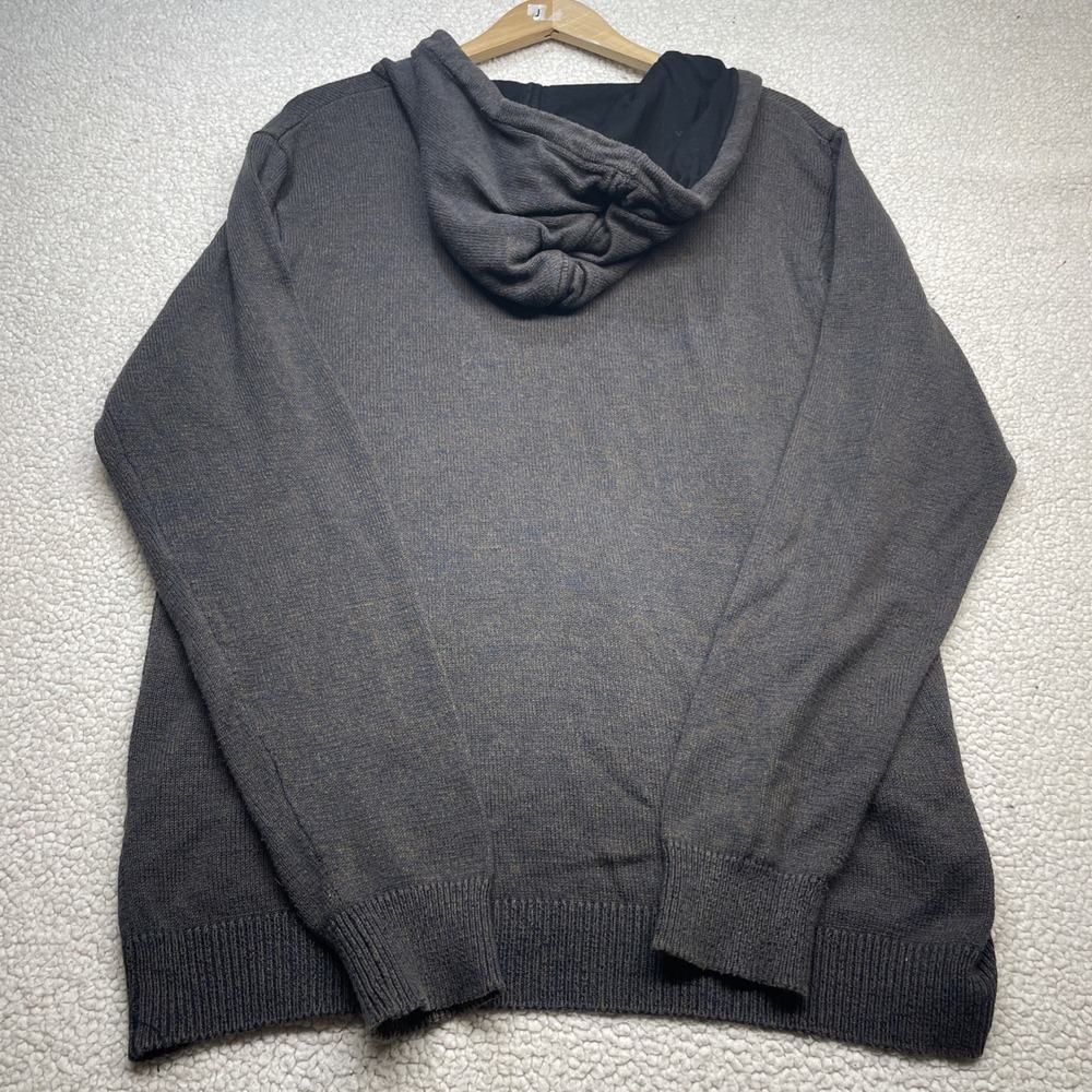 Hippy Tree Nomad Division Hoodie Men's XL Brown Knit Pocket Outdoor - Picture 8 of 9